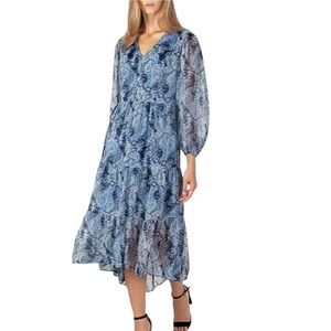 NWT Joie long sleeved printed maxi dress XXL